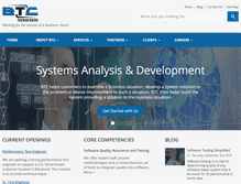 Tablet Screenshot of btctechnologies.com